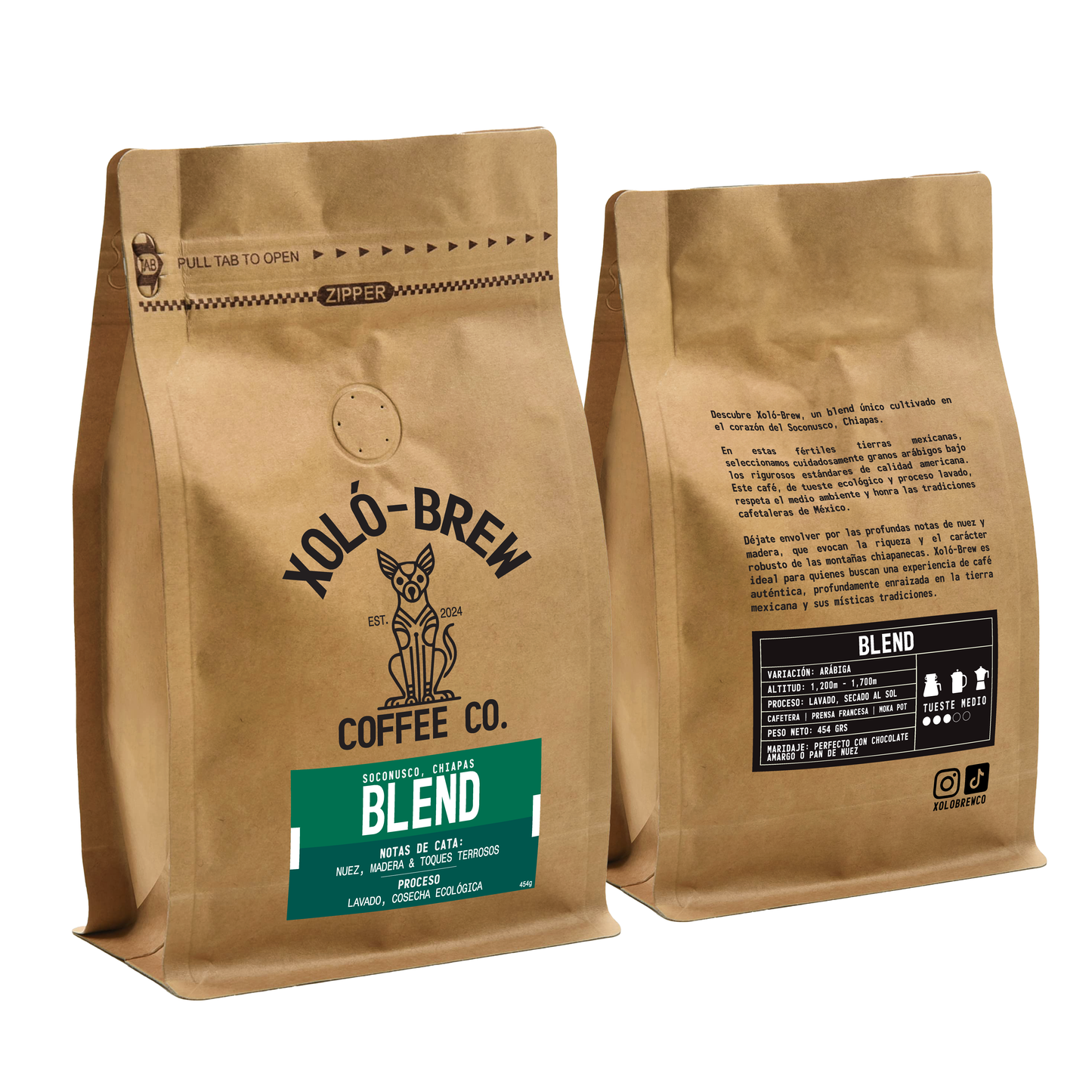 Café Xoló-Brew Blend - 454g